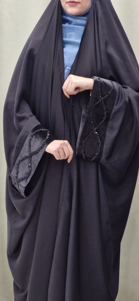 چادر یاسمین جواهردوزی مشکی