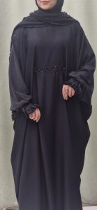 مانتوعبایی جواهردوزی لوزی