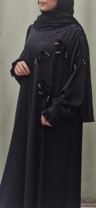 مانتوعریی مخمل جواهر برگ انگور