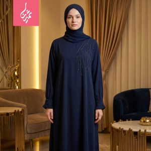 مانتوعربی جواهردوزی شاخه‌ای
