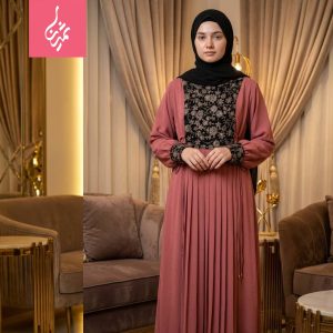 مانتوعربی مخمل پلیسه