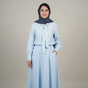شومیز دامن گل گلی