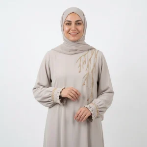 مانتوعربی جواهردوزی شاخه‌ای