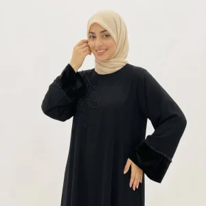 مانتوعربی جواهردوزی مخمل